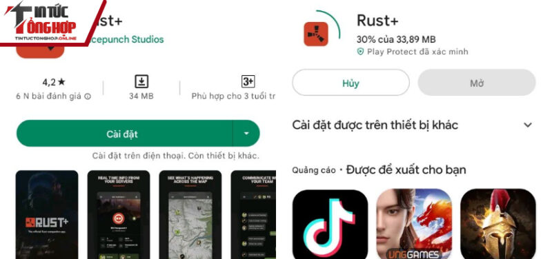 Cách tải game Rust Mobile