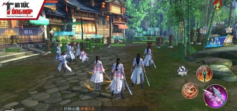 Người chơi cần cần khám phá nhiệm vụ trong Cửu Âm Chân Kinh