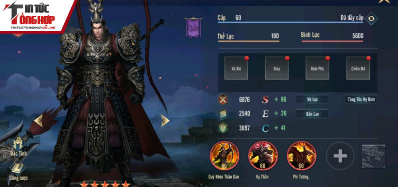 Xây dựng nhân vật Tam Quốc