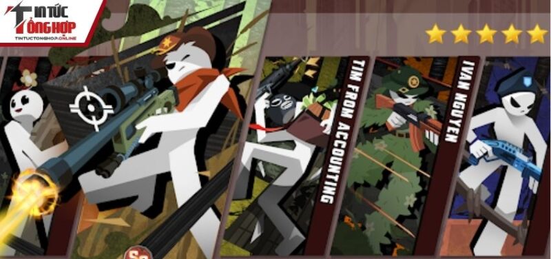 Những nhân vật và sức mạnh trong game Stickman 