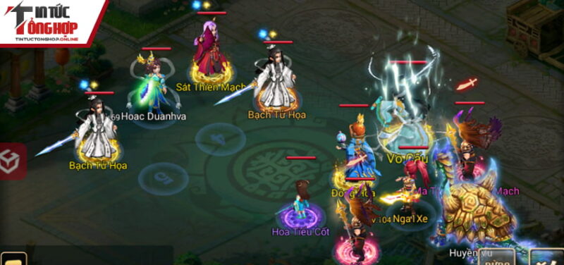 Game Họa Thượng Cổ đa dạng nhân vật đẹp mắt