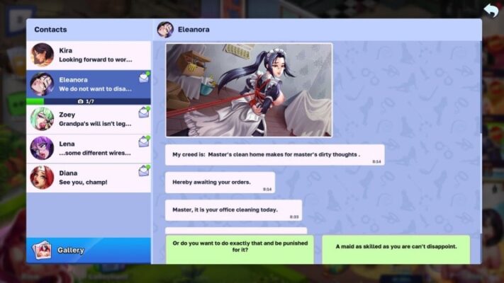 🔹 Gặp gỡ và tương tác với các nhân vật nữ