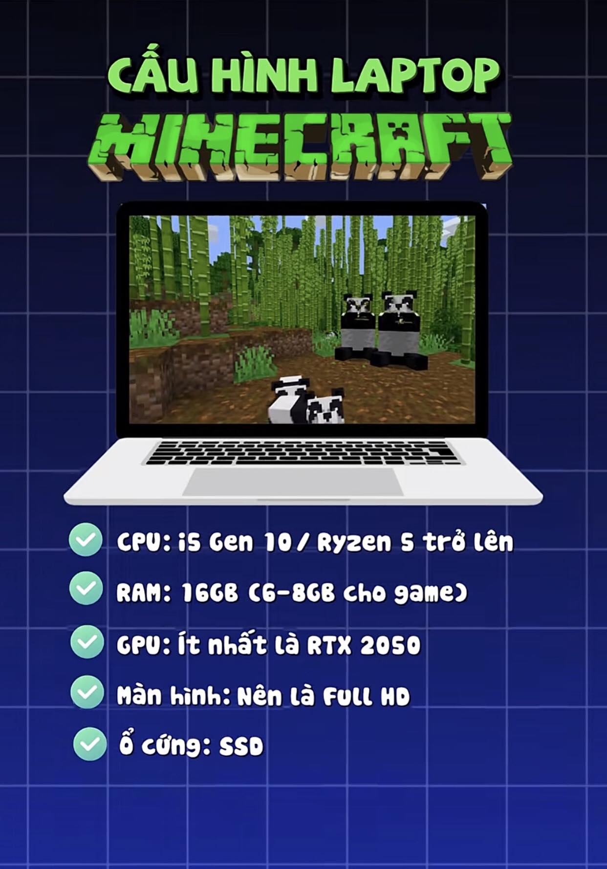 Minecraft có chơi được trên máy cấu hình thấp không?