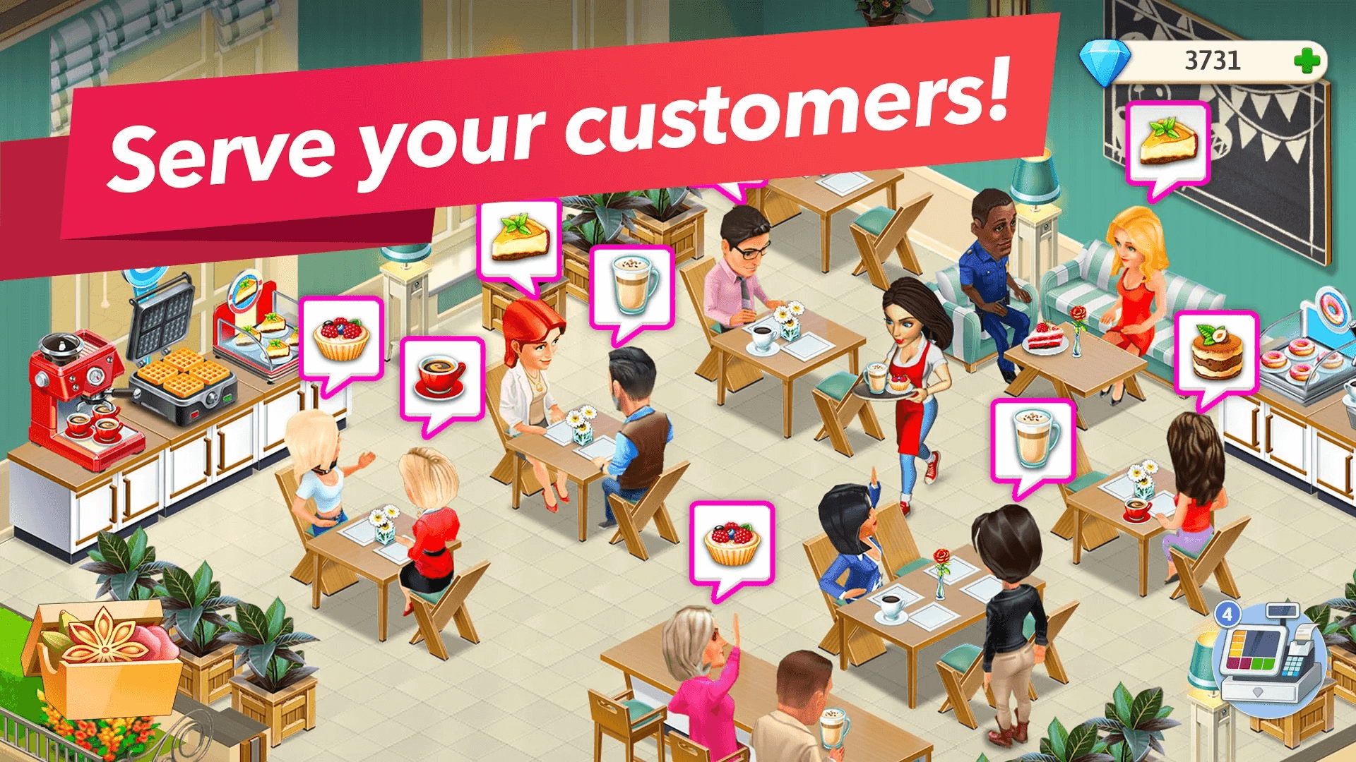 Tính năng nổi bật của My Cafe MOD