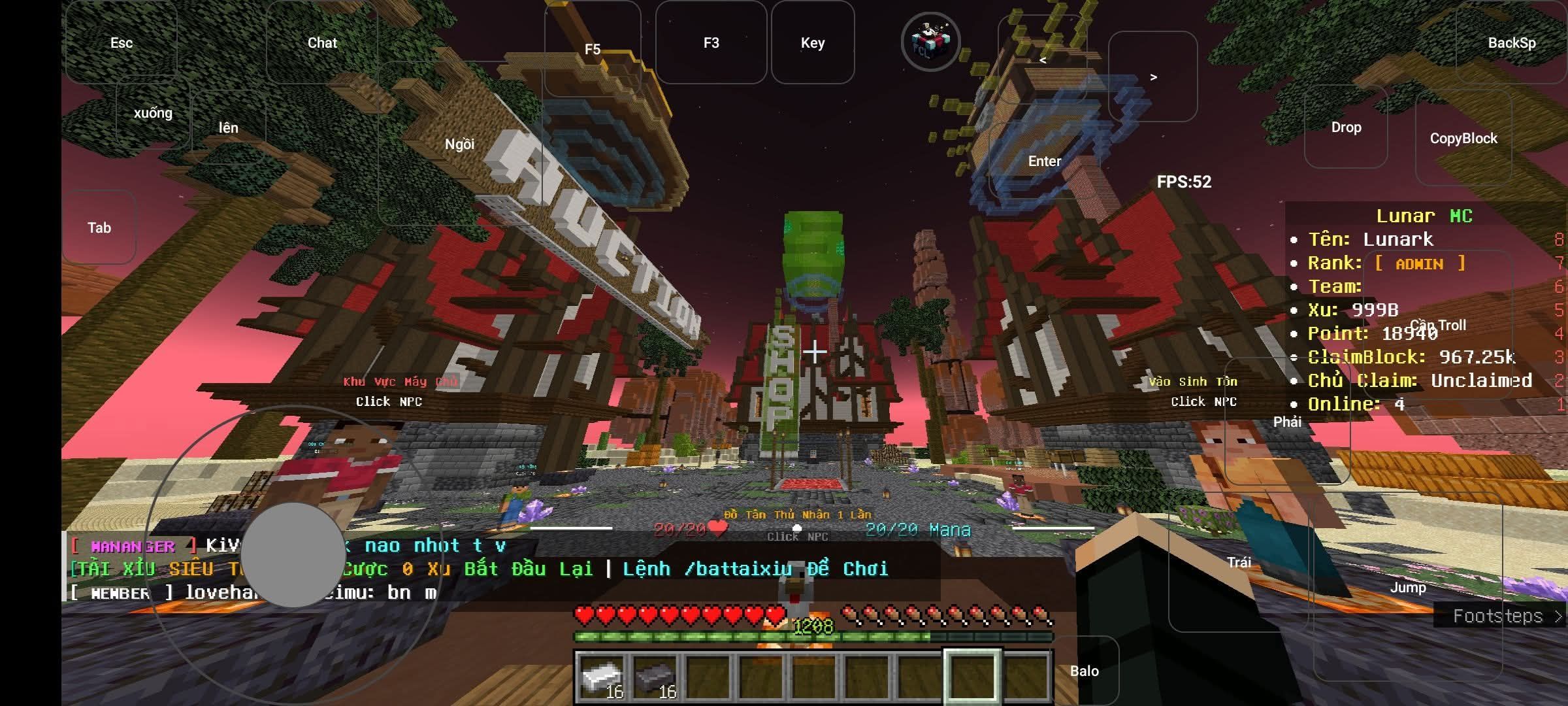 Minecraft trên PC hiện nay bao gồm 2 phiên bản chính thức